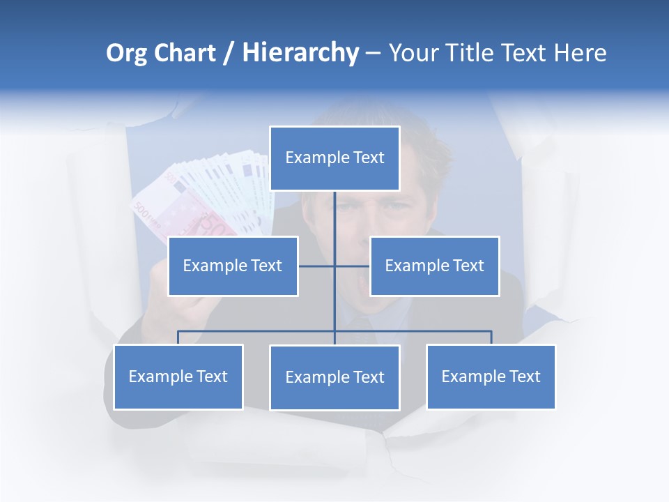 Hand Business Man PowerPoint Template