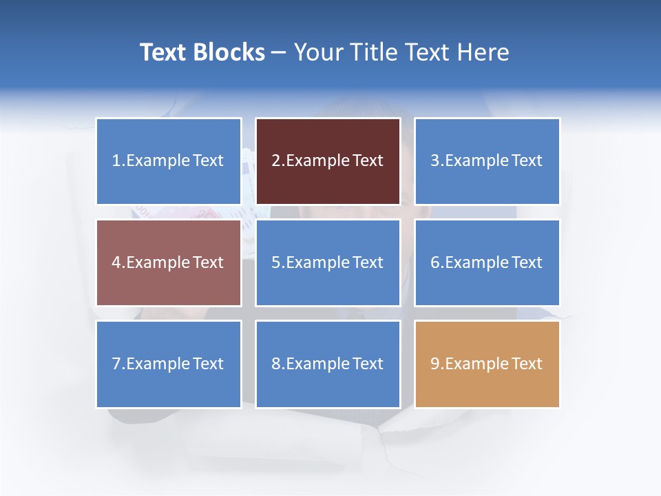 Hand Business Man PowerPoint Template