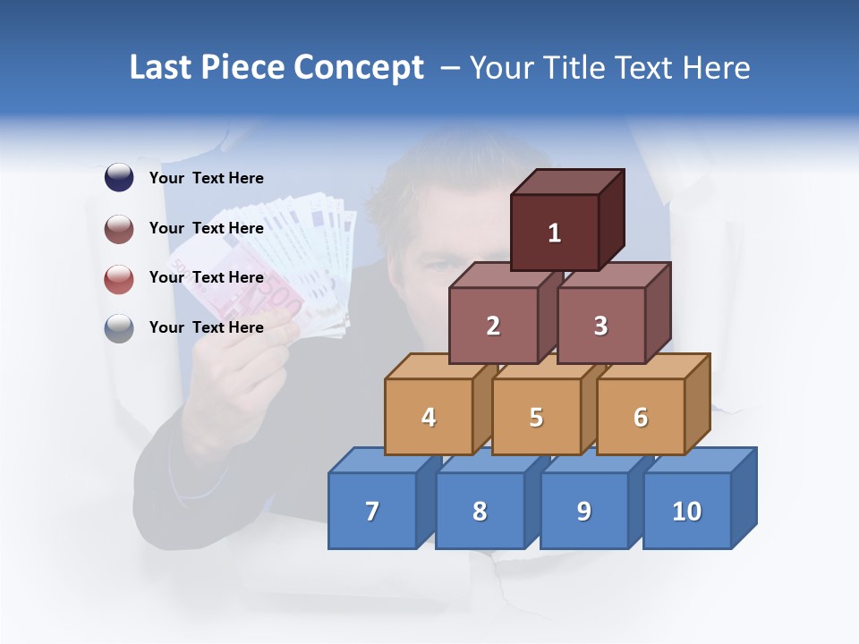 Hand Business Man PowerPoint Template