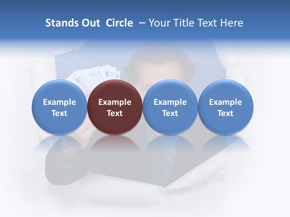 Hand Business Man PowerPoint Template