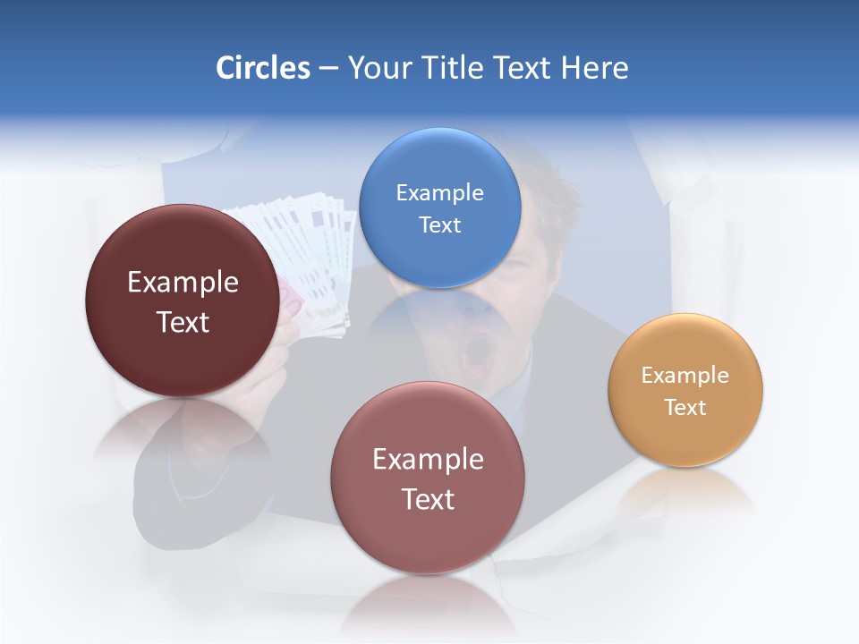 Hand Business Man PowerPoint Template