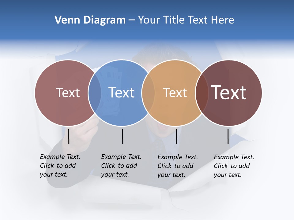 Hand Business Man PowerPoint Template