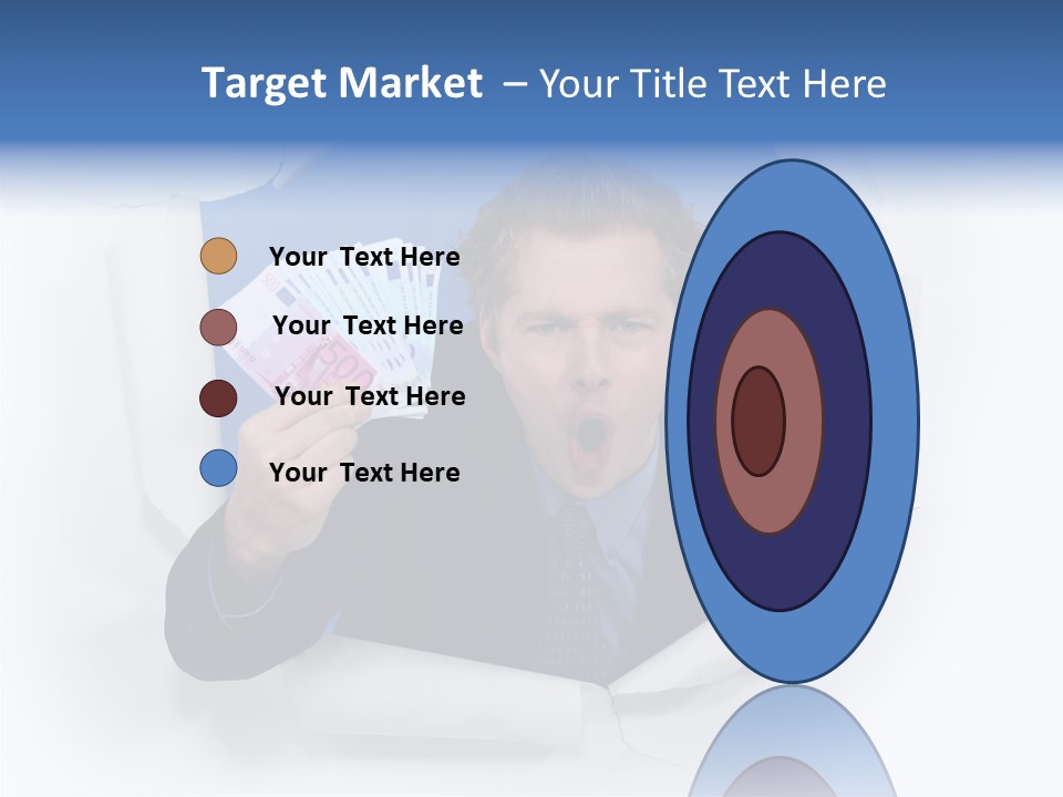 Hand Business Man PowerPoint Template