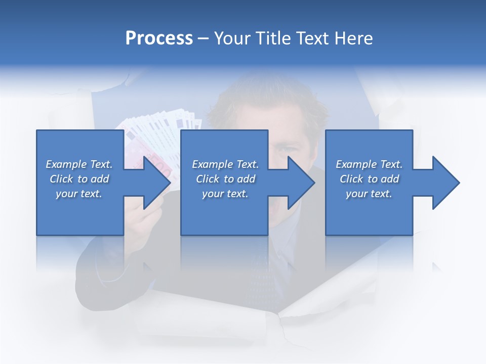 Hand Business Man PowerPoint Template