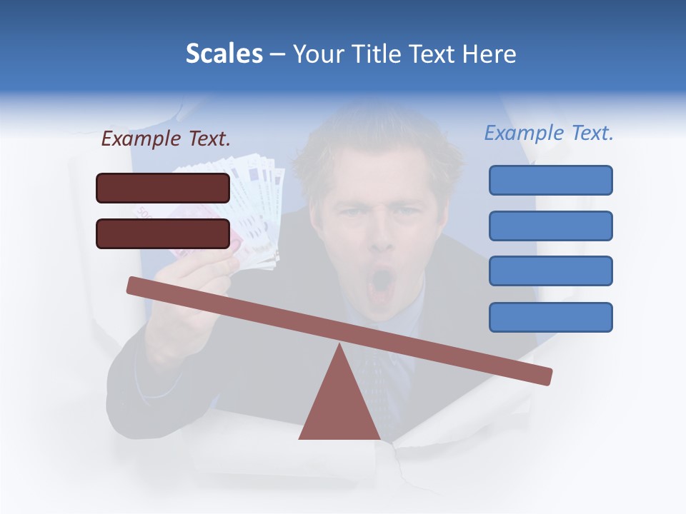 Hand Business Man PowerPoint Template