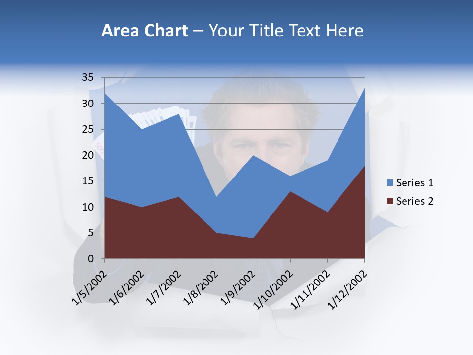 Hand Business Man PowerPoint Template