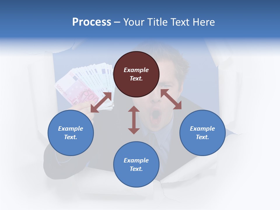Hand Business Man PowerPoint Template