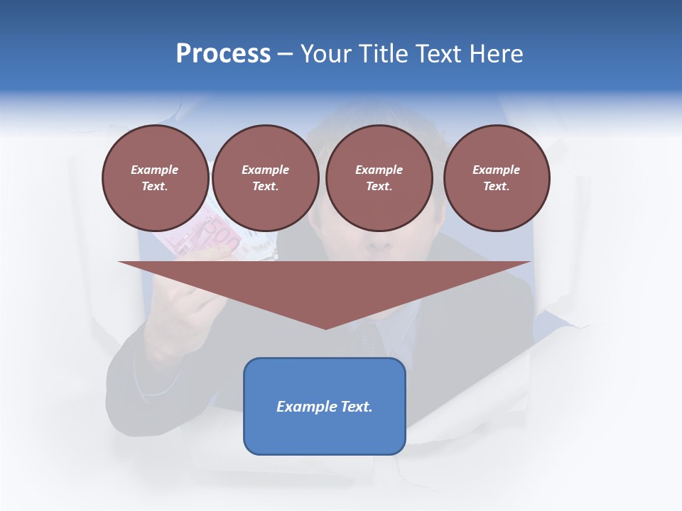 Hand Business Man PowerPoint Template