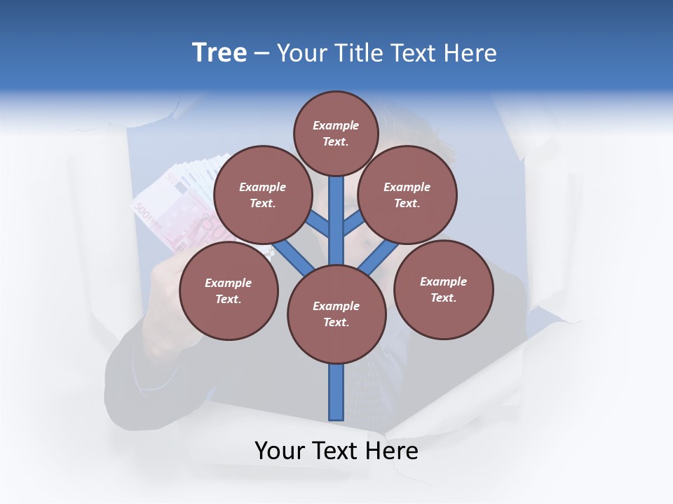 Hand Business Man PowerPoint Template