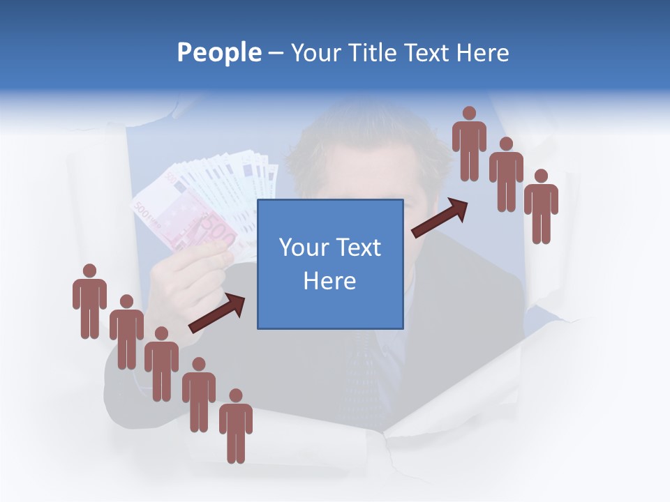 Hand Business Man PowerPoint Template