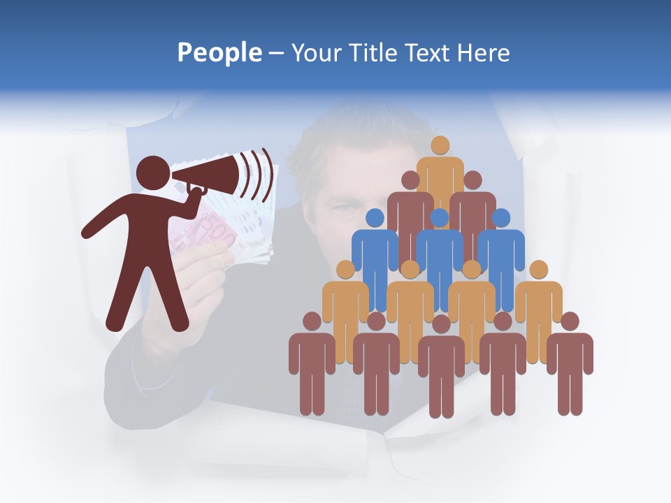 Hand Business Man PowerPoint Template