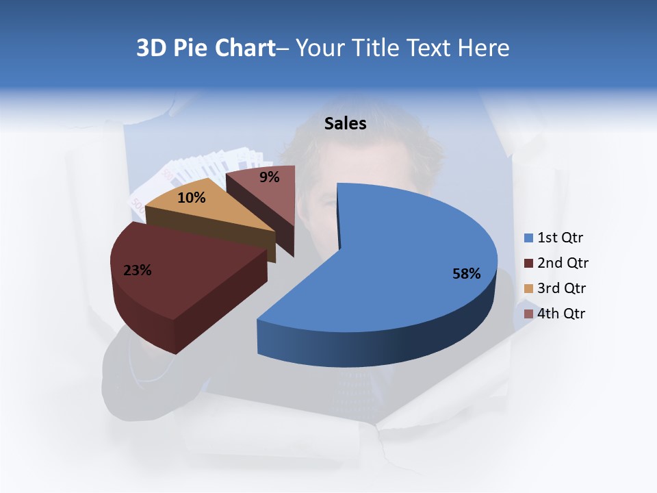 Hand Business Man PowerPoint Template