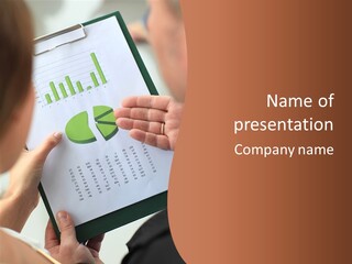 Analyzing Graph Trade PowerPoint Template