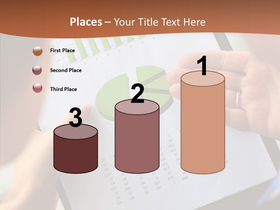 Analyzing Graph Trade PowerPoint Template