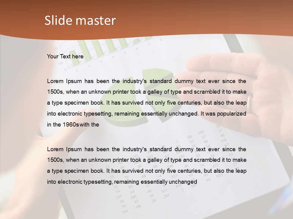 Analyzing Graph Trade PowerPoint Template