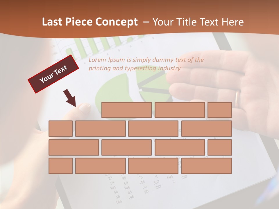 Analyzing Graph Trade PowerPoint Template