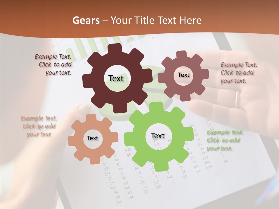 Analyzing Graph Trade PowerPoint Template