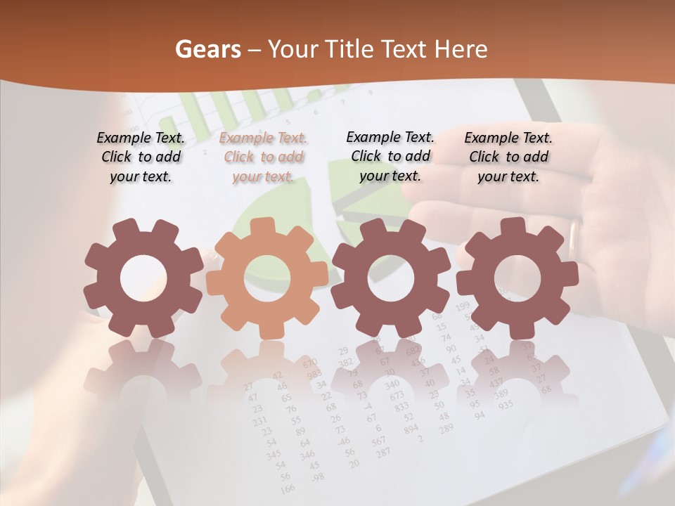 Analyzing Graph Trade PowerPoint Template