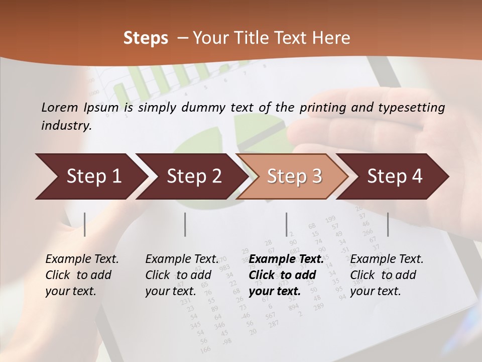 Analyzing Graph Trade PowerPoint Template