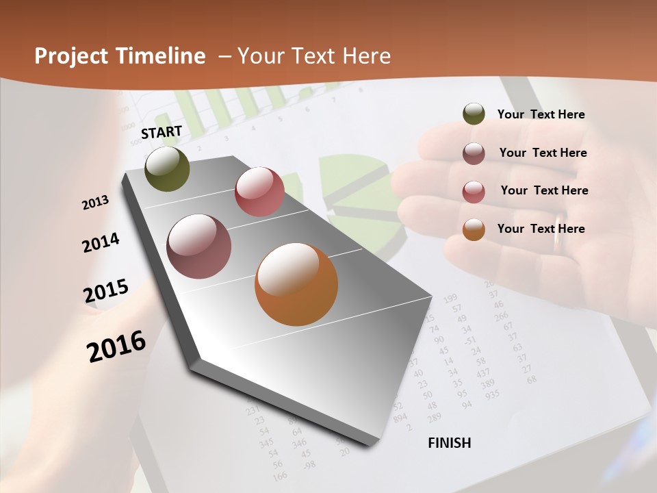 Analyzing Graph Trade PowerPoint Template