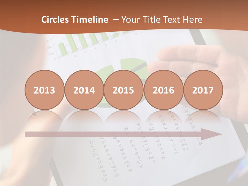 Analyzing Graph Trade PowerPoint Template