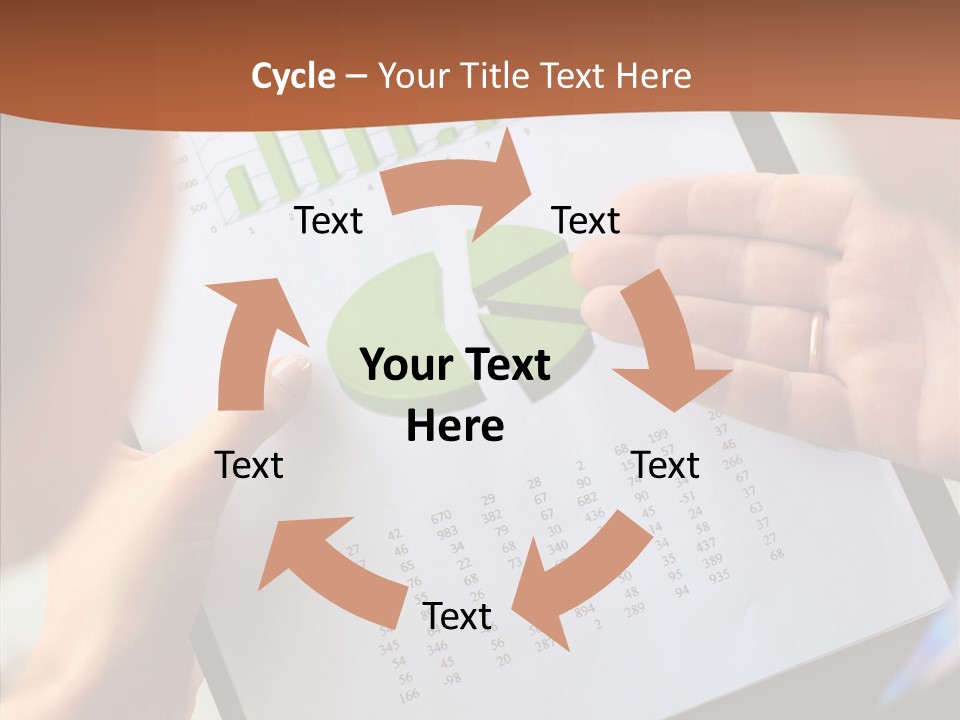 Analyzing Graph Trade PowerPoint Template