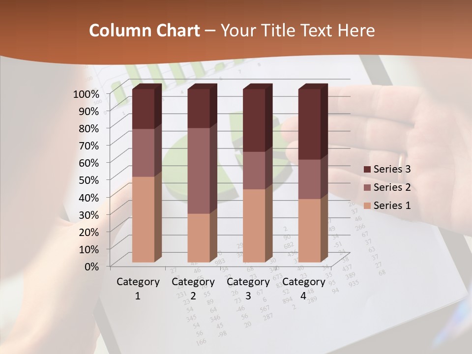 Analyzing Graph Trade PowerPoint Template