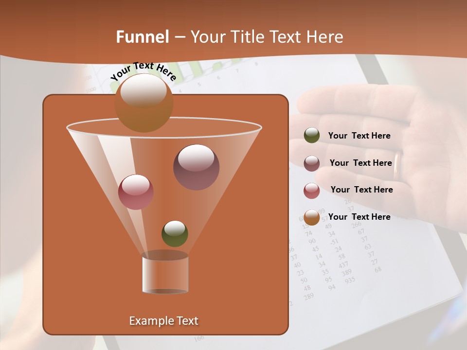 Analyzing Graph Trade PowerPoint Template