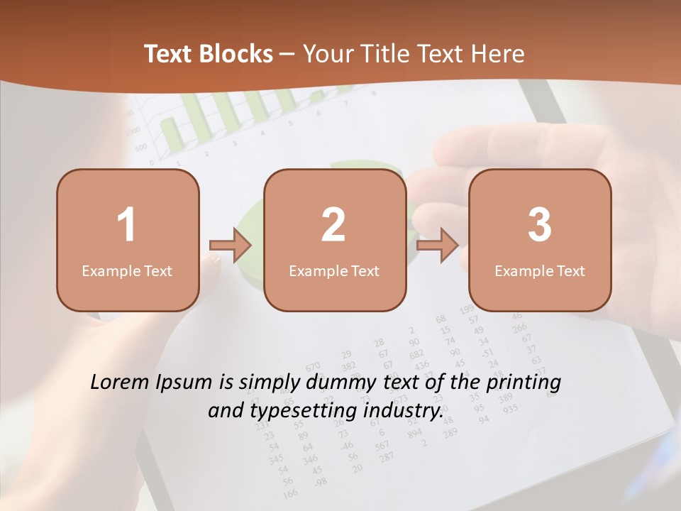 Analyzing Graph Trade PowerPoint Template