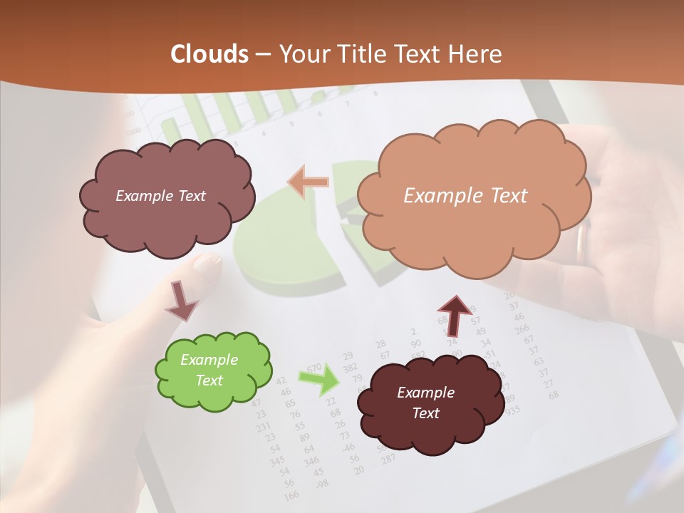 Analyzing Graph Trade PowerPoint Template