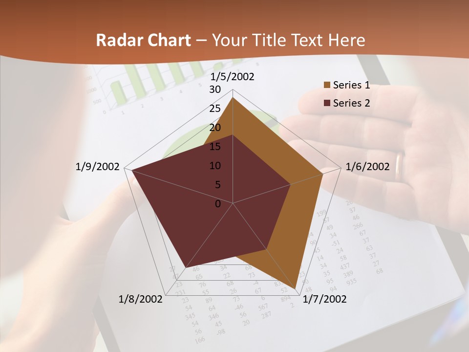 Analyzing Graph Trade PowerPoint Template