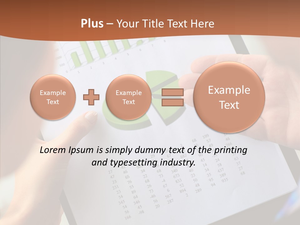 Analyzing Graph Trade PowerPoint Template