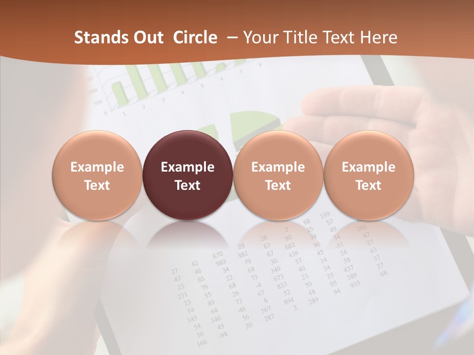 Analyzing Graph Trade PowerPoint Template