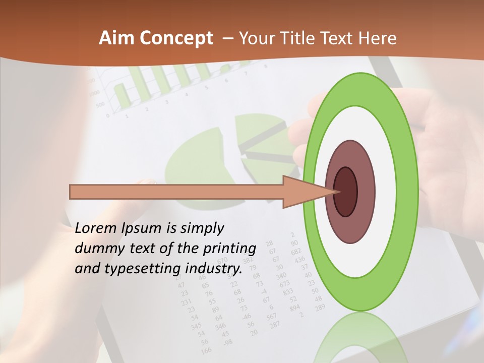 Analyzing Graph Trade PowerPoint Template