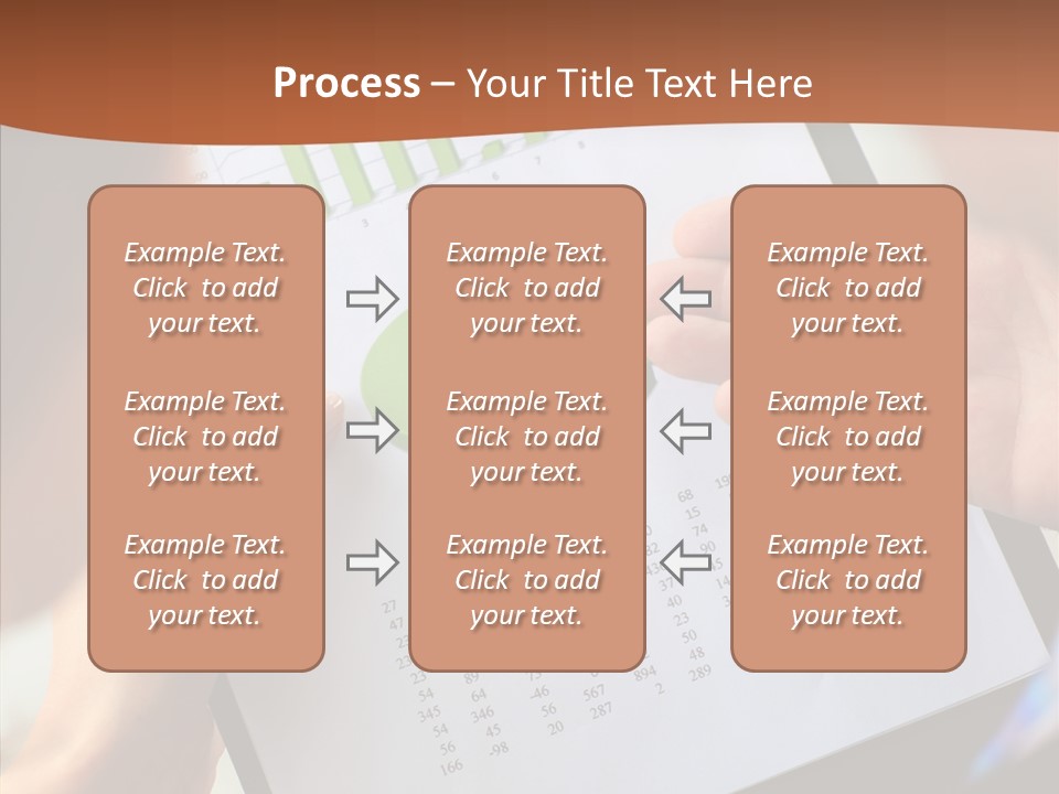 Analyzing Graph Trade PowerPoint Template
