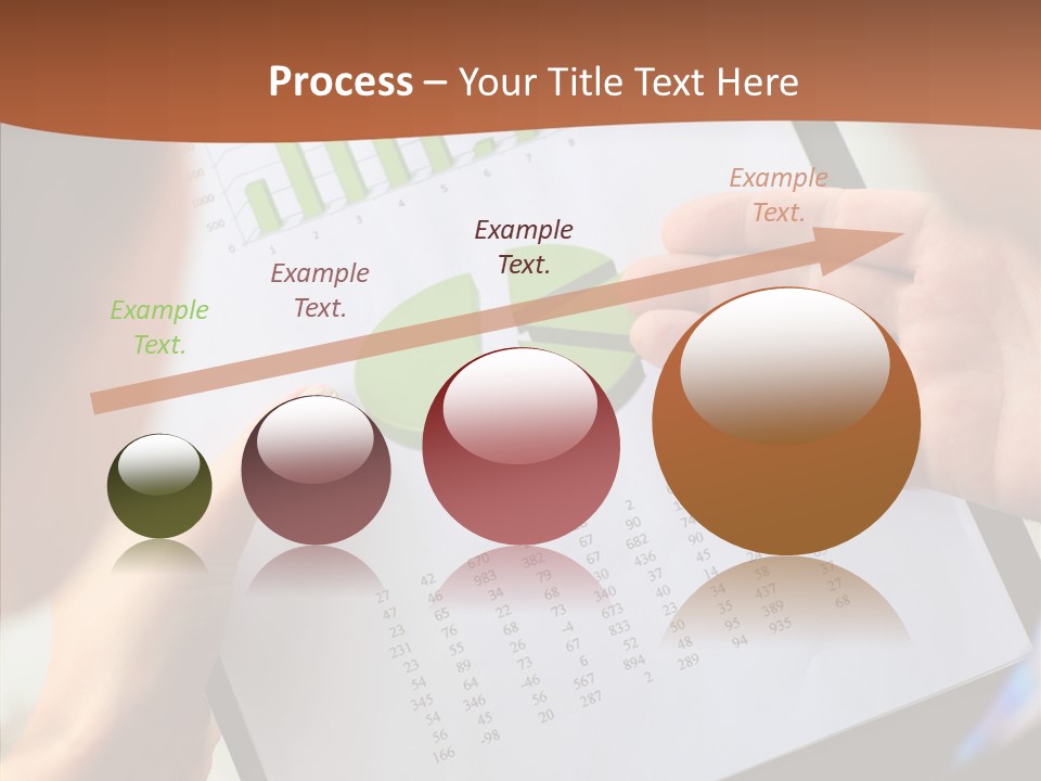 Analyzing Graph Trade PowerPoint Template