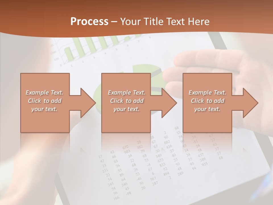 Analyzing Graph Trade PowerPoint Template