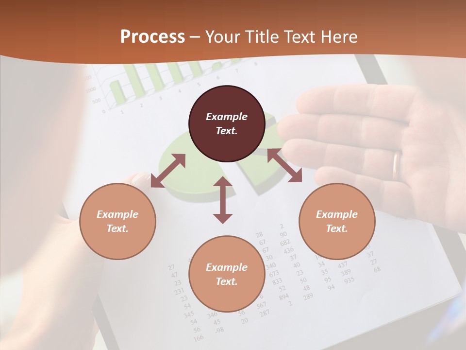 Analyzing Graph Trade PowerPoint Template