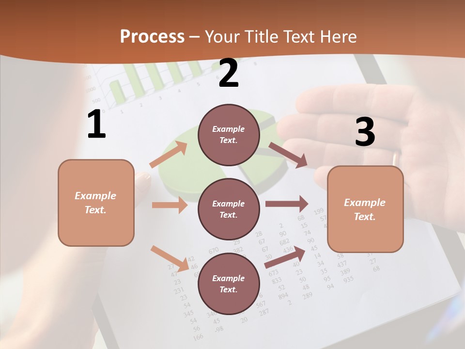 Analyzing Graph Trade PowerPoint Template