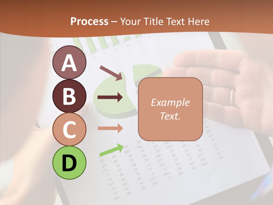 Analyzing Graph Trade PowerPoint Template