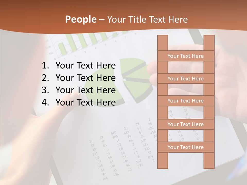Analyzing Graph Trade PowerPoint Template
