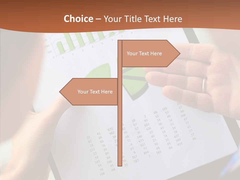 Analyzing Graph Trade PowerPoint Template