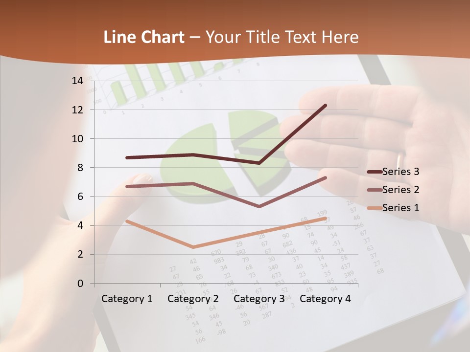Analyzing Graph Trade PowerPoint Template