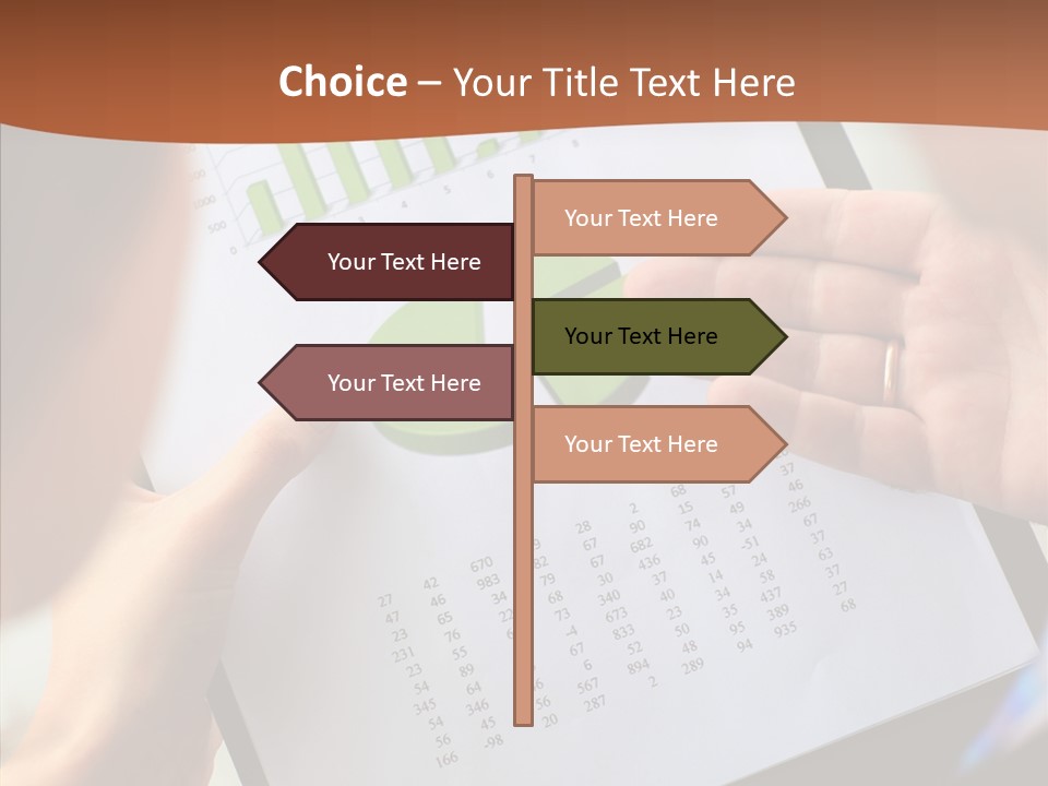 Analyzing Graph Trade PowerPoint Template