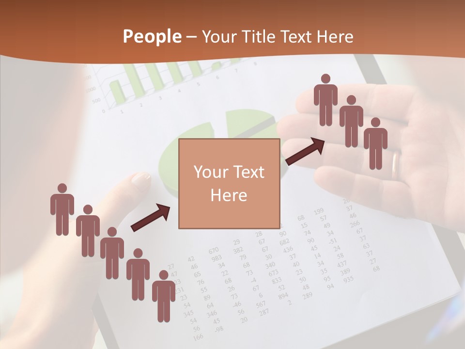 Analyzing Graph Trade PowerPoint Template