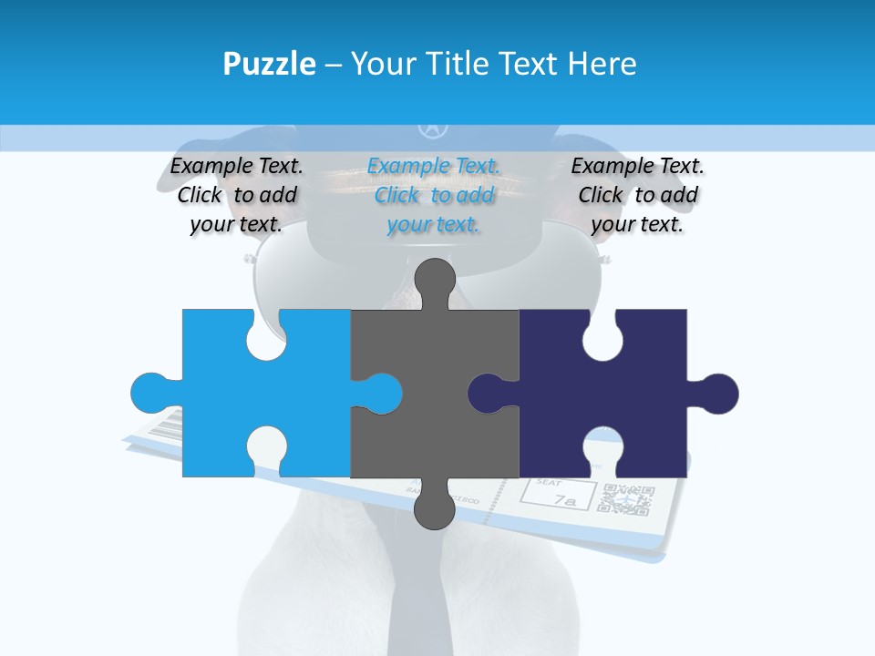 Flight Check In Minute PowerPoint Template