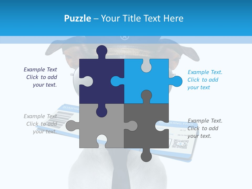Flight Check In Minute PowerPoint Template