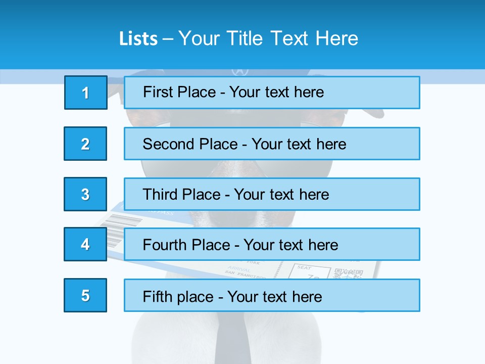 Flight Check In Minute PowerPoint Template