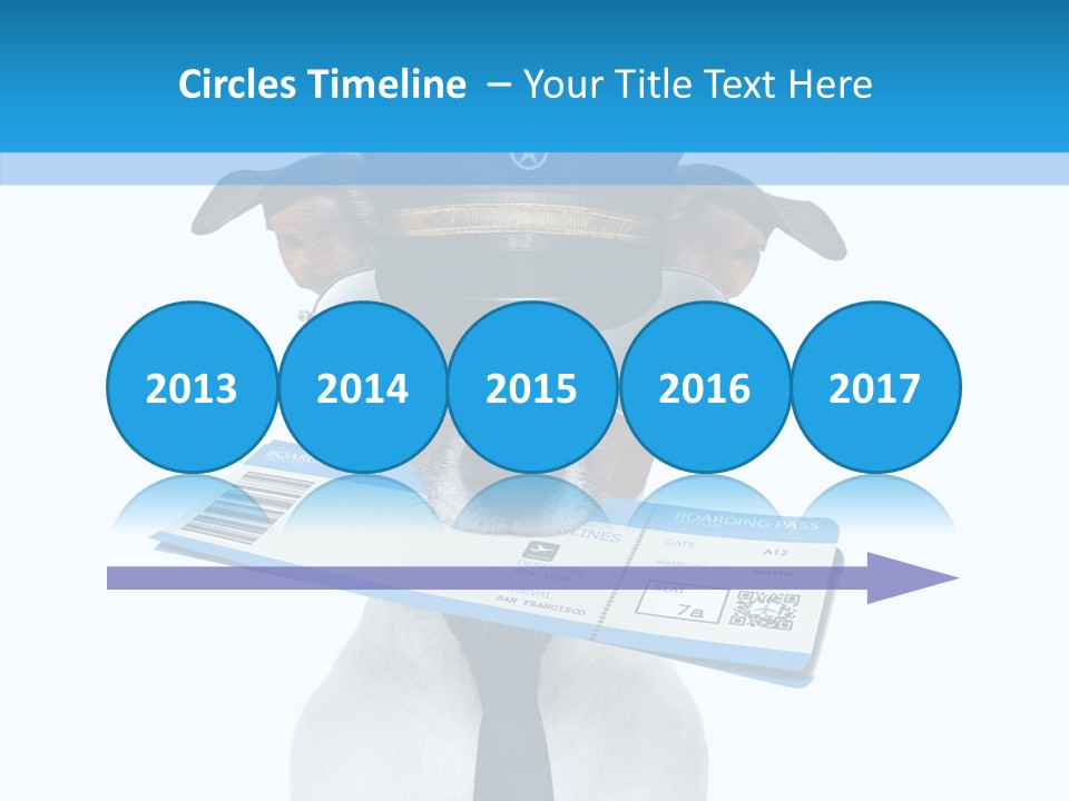 Flight Check In Minute PowerPoint Template