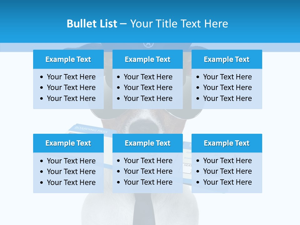 Flight Check In Minute PowerPoint Template